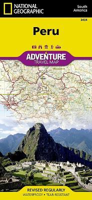 Peru: Travel Maps International Adventure Map - National Geographic Maps - cover