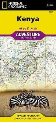Kenya: Travel Maps International Adventure Map - National Geographic Maps - cover