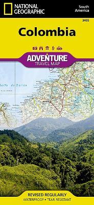 Colombia: Travel Maps International Adventure Map - National Geographic Maps - cover