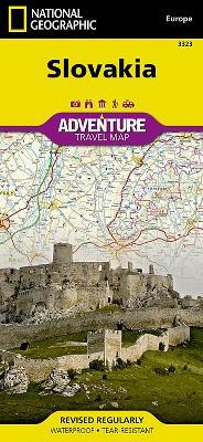 Slovakia: Travel Maps International Adventure Map - National Geographic - cover