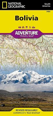 Bolivia: Travel Maps International Adventure Map - National Geographic Maps - cover