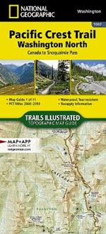 Pacific Crest Trail, Washington North: Topographic Map Guide