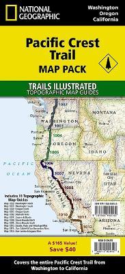 Pacific Crest Trail [Map Pack Bundle] - National Geographic Maps - cover