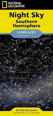 National Geographic Night Sky - Southern Hemisphere Map (Stargazer Folded) - National Geographic Maps - cover