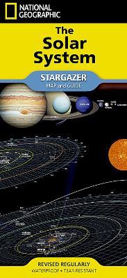 Solar System Map: Stargazer folded - Nat Geo Maps - cover