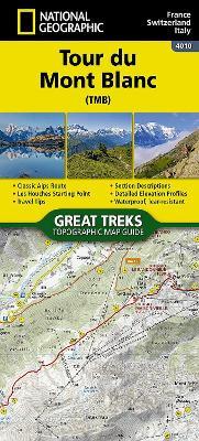 Tour du Mont Blanc Map Guide - National Geographic Maps - cover