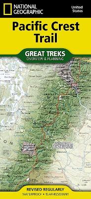 Pacific Crest Trail Planning & Overview Map - Nat Geo Maps - cover