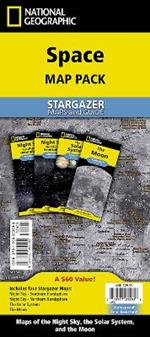 National Geographic Space (Stargazer Folded Map Pack Bundle)