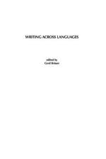 Writing Across Languages