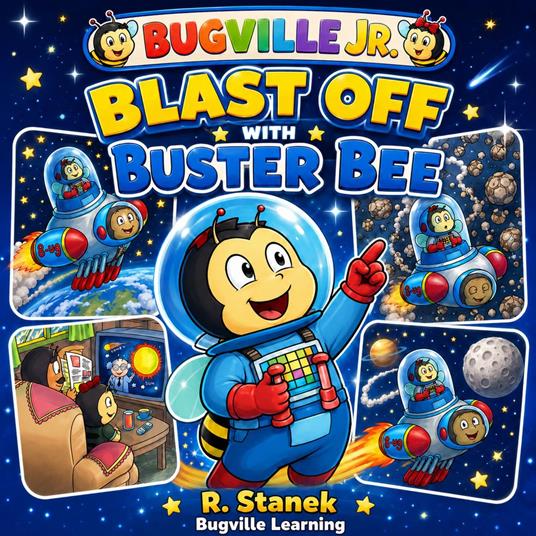 Blast Off with Buster Bee (A Bugville Jr. Story) - R. Stanek - ebook