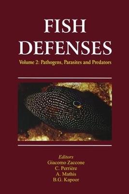 Fish Defenses Vol. 2: Pathogens, Parasites and Predators - cover