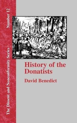 History of the Donatists - David Benedict - cover