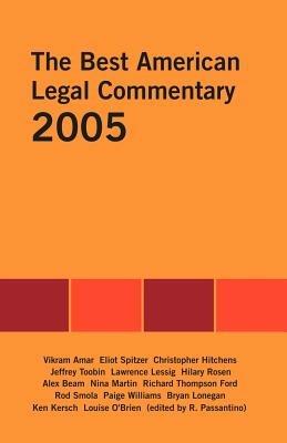 The Best American Legal Commentary - Rosemary Passantino - cover