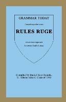 Grammar Today - Rules Ruge - cover