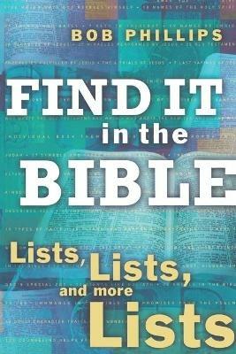 Finding It in the Bible - Bob Phillips - cover