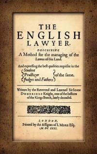 The English Lawyer - John Doderidge - cover
