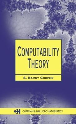 Computability Theory - S. Barry Cooper - cover