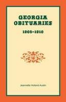 Georgia Obituaries, 1905-1910 - Jeannette Holland Austin - cover
