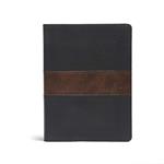 CSB Spurgeon Study Bible, Black/Brown LeatherTouch®