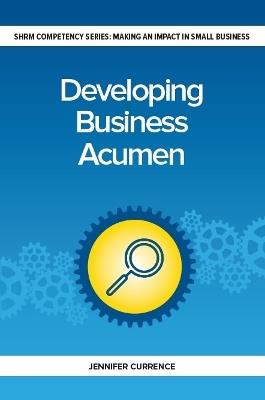 Developing Business Acumen - Jennifer Currence - cover