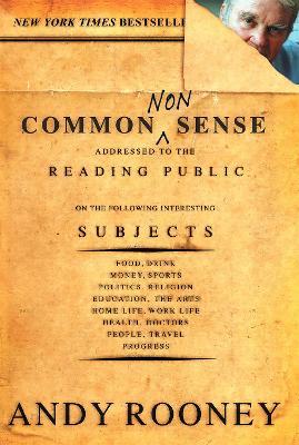 Common Nonsense - Andy Rooney - cover