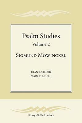 Psalm Studies, Volume 2 - Sigmund Mowinckel - cover