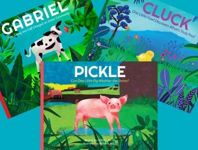 The Children's Loving Library (3 Book Collection): Gabriel, Cluck and Pickle - Cheryl Moss - cover