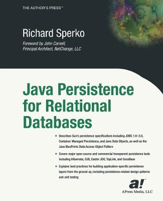 Java Persistence for Relational Databases - Richard Sperko - cover
