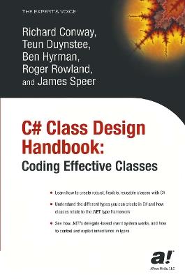 C# Class Design Handbook: Coding Effective Classes - Richard Conway - cover