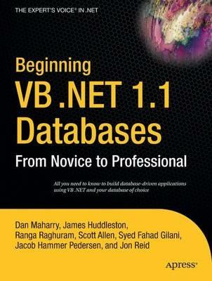 Beginning VB .NET 1.1 Databases: From Novice to Professional - Dan Maharry - cover