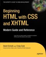 Beginning HTML with CSS and XHTML: Modern Guide and Reference - Craig Cook,David Schultz - cover