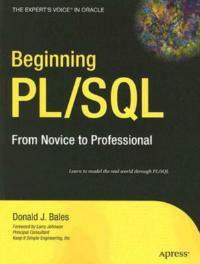 Beginning PL/SQL: From Novice to Professional - Donald Bales - cover