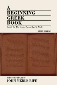 A Beginning Greek Book - John M Rife - cover