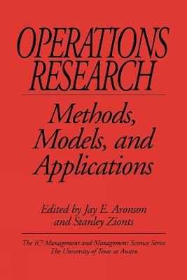 Operations Research: Methods, Models, and Applications - cover