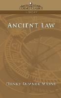Ancient Law - Henry James Sumner Maine - cover