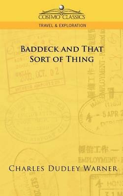 Baddeck and That Sort of Thing - Charles Dudley Warner - cover