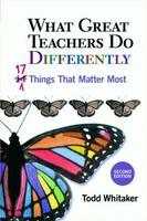 Libro in inglese What Great Teachers Do Differently: 17 Things That Matter Most Todd Whitaker