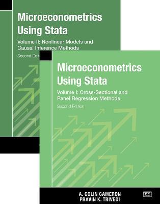 Microeconometrics Using Stata, Second Edition, Volumes I and II - A. Colin Cameron,Pravin K. Trivedi - cover
