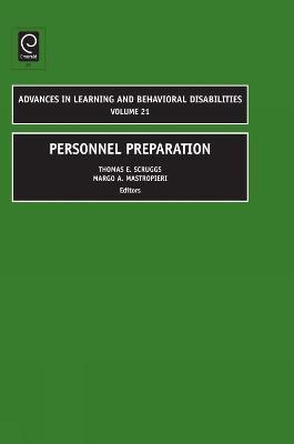 Personnel Preparation - Thomas E. Scruggs - cover