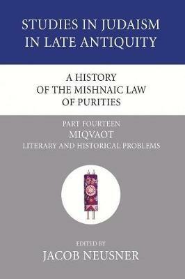 A History of the Mishnaic Law of Purities, Part 14 - cover