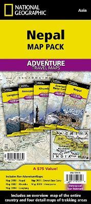 Nepal (Map Pack): Adventure Maps - Nat Geo Maps - cover