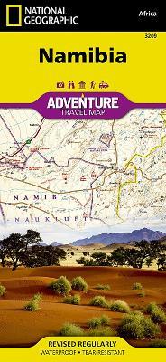 Namibia: Travel Maps International Adventure Map - National Geographic Maps - Adventure - cover