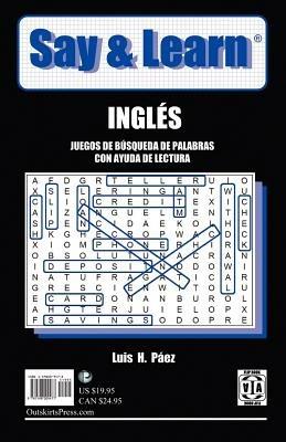 Say & Learn: Word Search Puzzles with Reading Help - Luis H Paez - cover