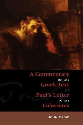 Commentary on Colossians - John Eadie - cover