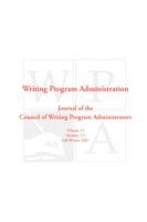 Wpa: Writing Program Administration 31.1-2