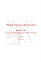 Wpa: Writing Program Administration 32.3 - cover