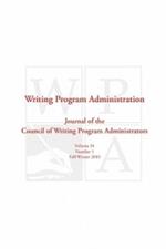 Wpa: Writing Program Administration 34.1