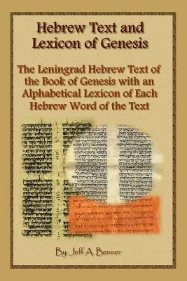 Hebrew Text and Lexicon of Genesis - Jeff A Benner - cover