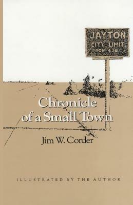 Chronicle of a Small Town - Jim W. Corder - cover
