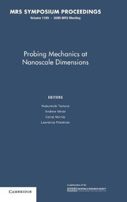 Probing Mechanics at Nanoscale Dimensions: Volume 1185 - cover
